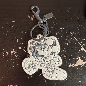 Coach Keychain Minnie Mouse Boombox Chalk